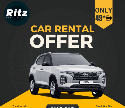 Hyundai Creta car available for monthly rental in Dubai